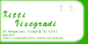 kitti visegradi business card